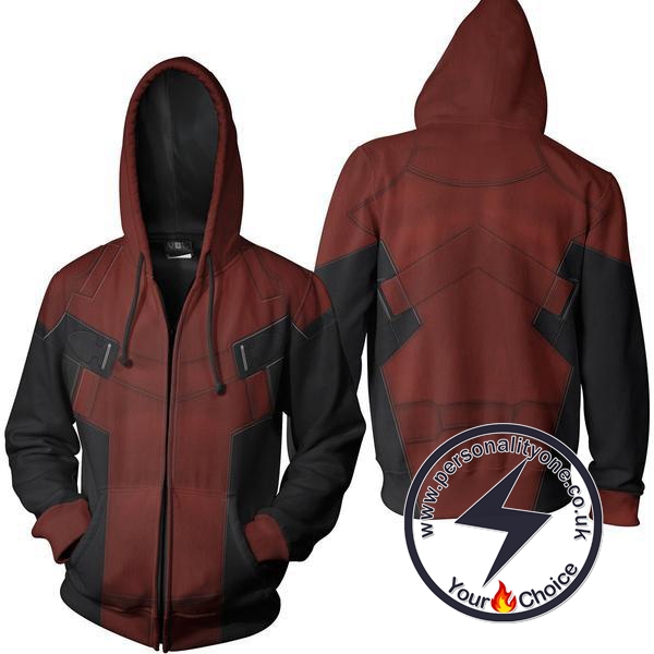 Deadpool Zipup - Deadpool 3D - Hoodies Jackets
